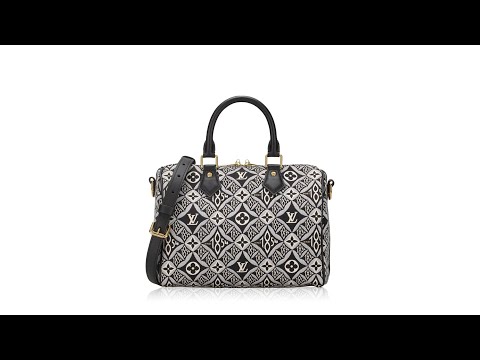 Louis Vuitton Jacquard Since 1854 Speedy 25 Bandouliere Noir