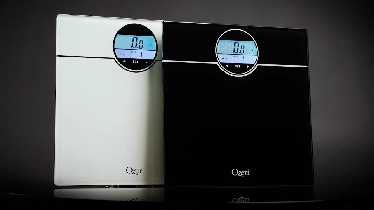 Ozeri Touch 440 lbs Total Body Bathroom Scale – Measures Weight, Fat, Muscle,  Bone & Hydration with