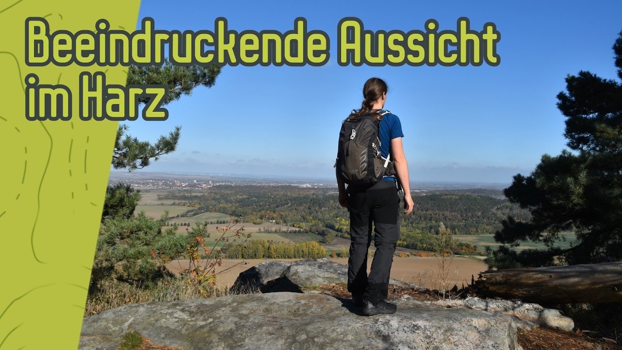 Höhlenwohnungen, spektakuläre Aussichten und tolle Felsen - Runde um Langenstein im Harz