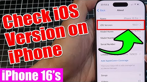 🔍 How to Check Which iOS Version Your iPhone is Running | iPhone 16/16 Pro Max & iOS 18