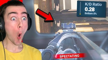 SPECTATING A 0.28 KD NEW PLAYER in WARZONE PACIFIC SOLOS