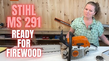 Maak hem klaar voor het brandhoutseizoen | Stapsgewijze handleiding - Stihl MS291 Farm Boss