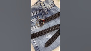 Macrame belt #belt #macrame #macramebelt