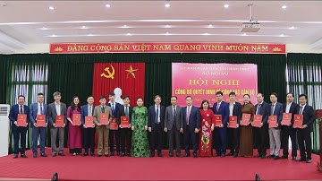 Sở Nội vụ công bố quyết định về công tác cán bộ