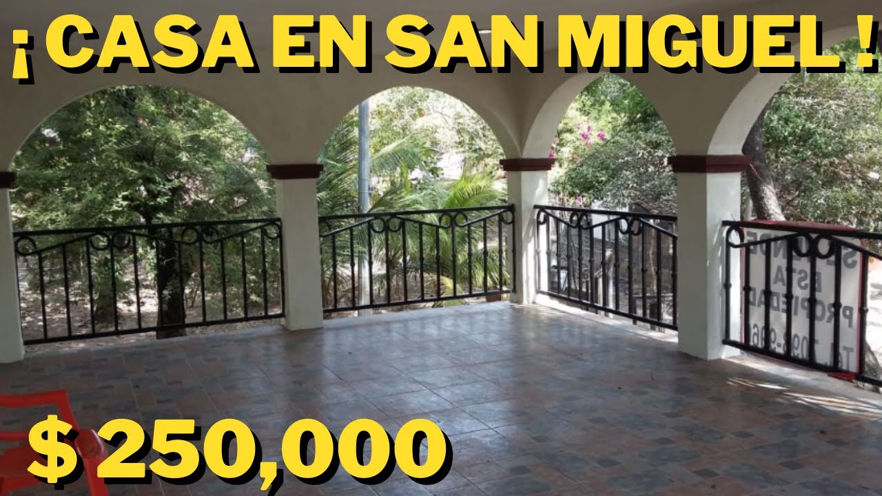 Venta De Casas San Miguel El Salvador