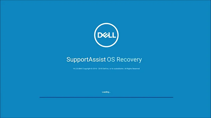 Clean Install of Windows 10 Using Dell Support Assist OS Recovery