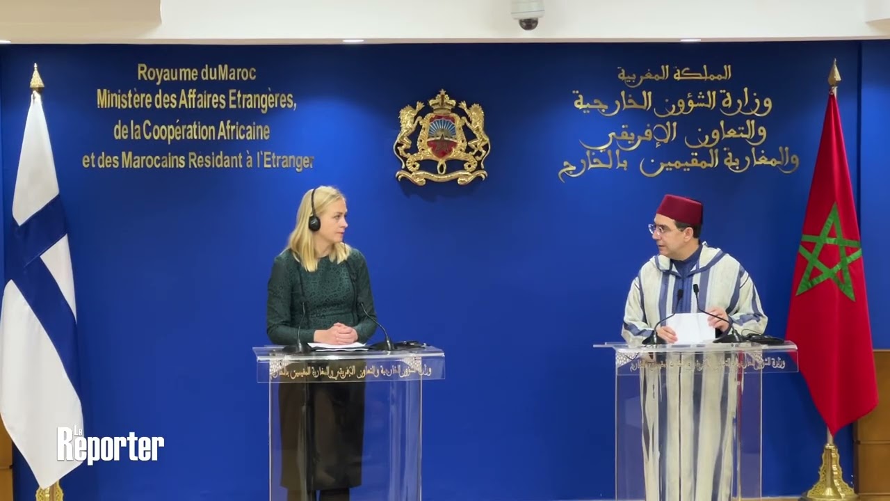 Rabat: Nasser Bourita reçoit son homologue finlandaise aux Affaires Etrangères Elina Valtonen