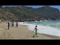 Alanya Cleopatra Beach windy sunny day