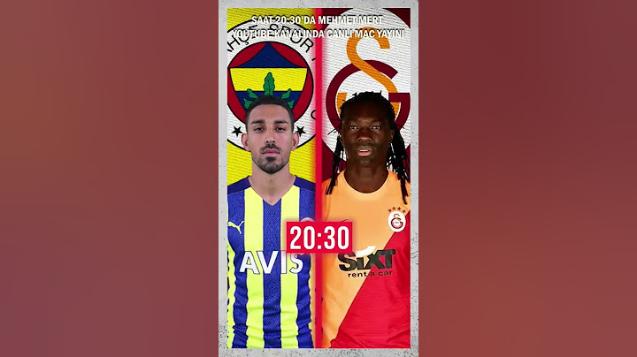 FENERBAHÇE GALATASARAY DERBİ 20:30 DA CANLI YAYINDAYIZ!