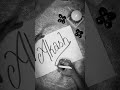 The name "Akash" means "Sky"☁️Perfect for calligraphy lovers worldwide! 🌎✨#shorts #viral #asmr#art