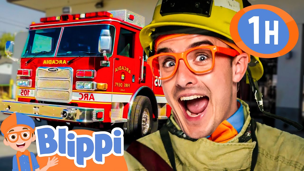 Blippi's Fire Truck! 🚒 Blippi Learns Something New Learning Videos