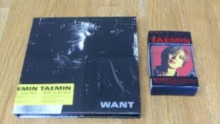 (Unboxing) Tae Min 2nd Mini Album WANT (Want ver) + Kihno (More ver)