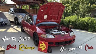 How to Install a Quick Release Steering Wheel on a  '95 Civic EG (Step-by-Step Guide) Content