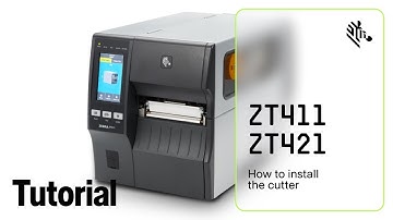 How to Install the Cutter on the ZT411 and ZT421 Printers | Zebra