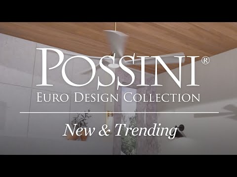 New & Trending - 60" Possini Eloquent White and Brass Damp LED Remote Ceiling Fan thumbnail