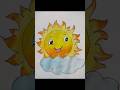 Sun cartoon 🌞 drawing #easy #drawing #trending #shorts #viral