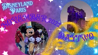 Disneyland Paris November 2022 day 2