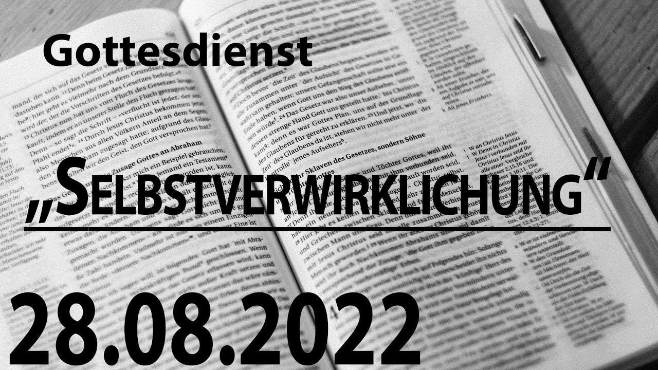 🔴 LIVE - Gottesdienst am 28.08.2022 - YouTube