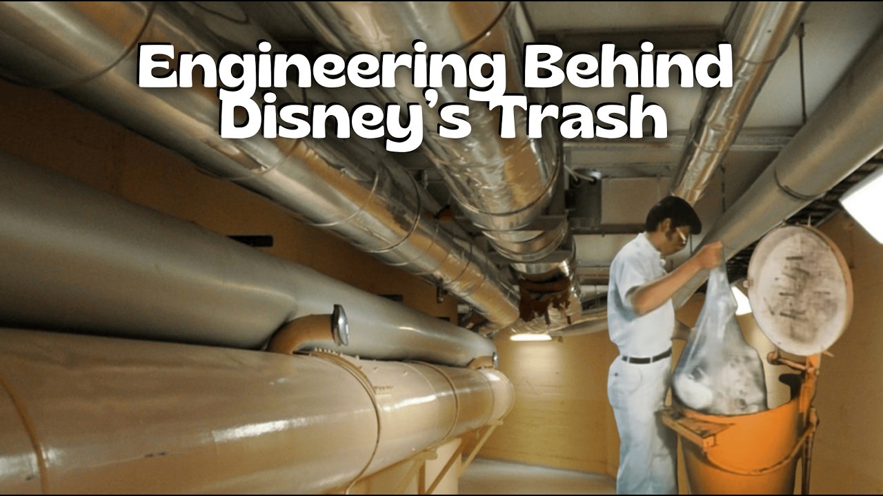 Inside Disney World’s Pneumatic Trash System | A Civil Engineering Deep Dive