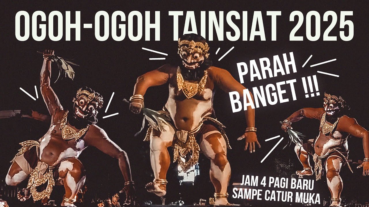 Duh !!! Ogoh-Ogoh Tainsiat Tahun 2025 kok Begini?!