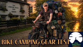 LEEDS TO LIVERPOOL CANAL BIKE CAMPING GEAR TEST