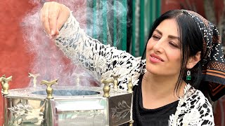 #49 Cooking WHITE FISH with HERB RICE🐟New Year Routines| Slow & Simple Life in the Countryside| IRAN screenshot 2