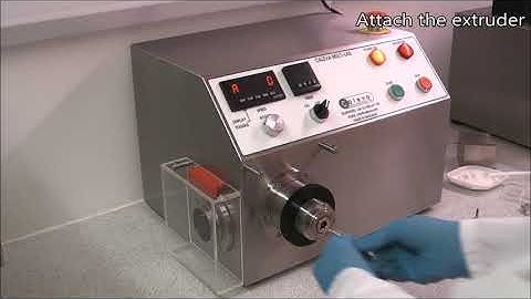 Caleva MultiLab - Granulation, extrusion, spheronization, all in a single machine on the bench top