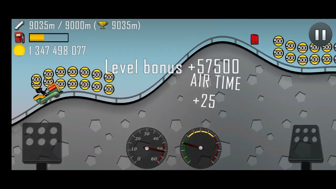 Hill Climb Racing CCCP mod : kiddie express + highway 24353m