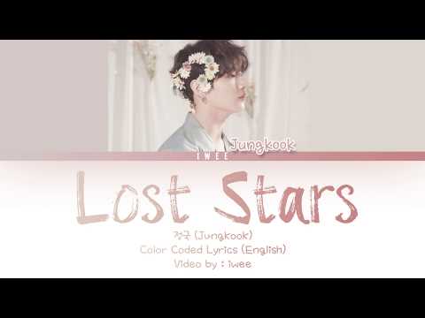 Jungkook (정국) - Lost Stars (Adam Levine) (Cover/커버) (Eng) Lyrics/가사