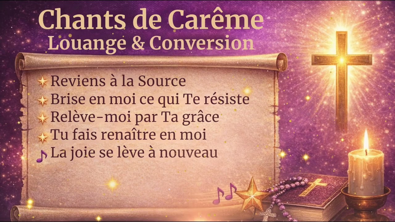 🎶✝️Chants de Carême Qui Touchent le Cœur 🙏🏻Louange & Conversion✨🙇🏻‍♂️#carême2026 #conversion