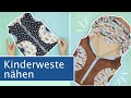 Weste nähen für Kinder | Lyblingsjacke von Lybstes