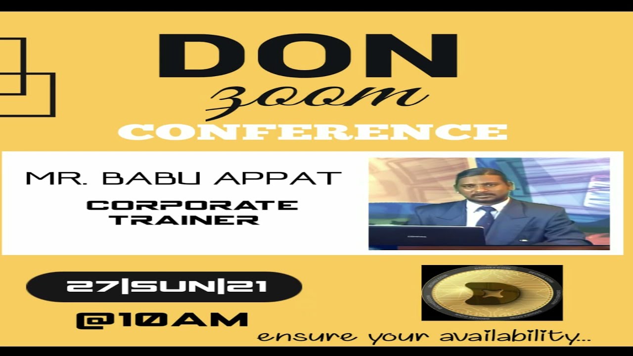 Deonex coin|Plan Presentation|Zoom Conference|Babu Appat|27-06-2021|