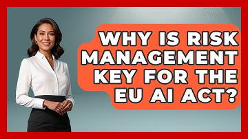 Why Is Risk Management Key For The EU AI Act? - AI and Technology Law