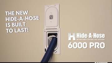 The Hide-A-Hose 6000 PRO is built to last and easy to maintain. #centralvacuum #vacuumcleaner