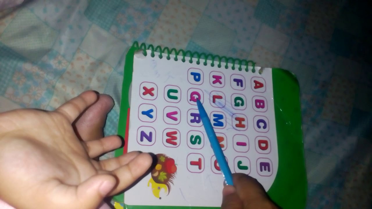 My baby saying ABC in 2yr'9mos YouTube