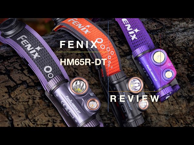 Ліхтар налобний Fenix HM65R-DT (lilac)