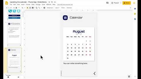 How to update the phone app calendar · SlidesMania