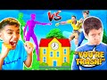 My Little Brother 2v2's A Toxic Trash Talker From School In Fortnite! Box Fights, 1v1's, Realistics