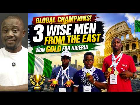 WOW! 3 Young Nigerian Boys Emerge Best in Rome, Italy | Win 3 Golds, Best in Maths & Chemistry