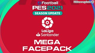 PES 2021/PES 2020 LaLiga Santander Mega Facepack