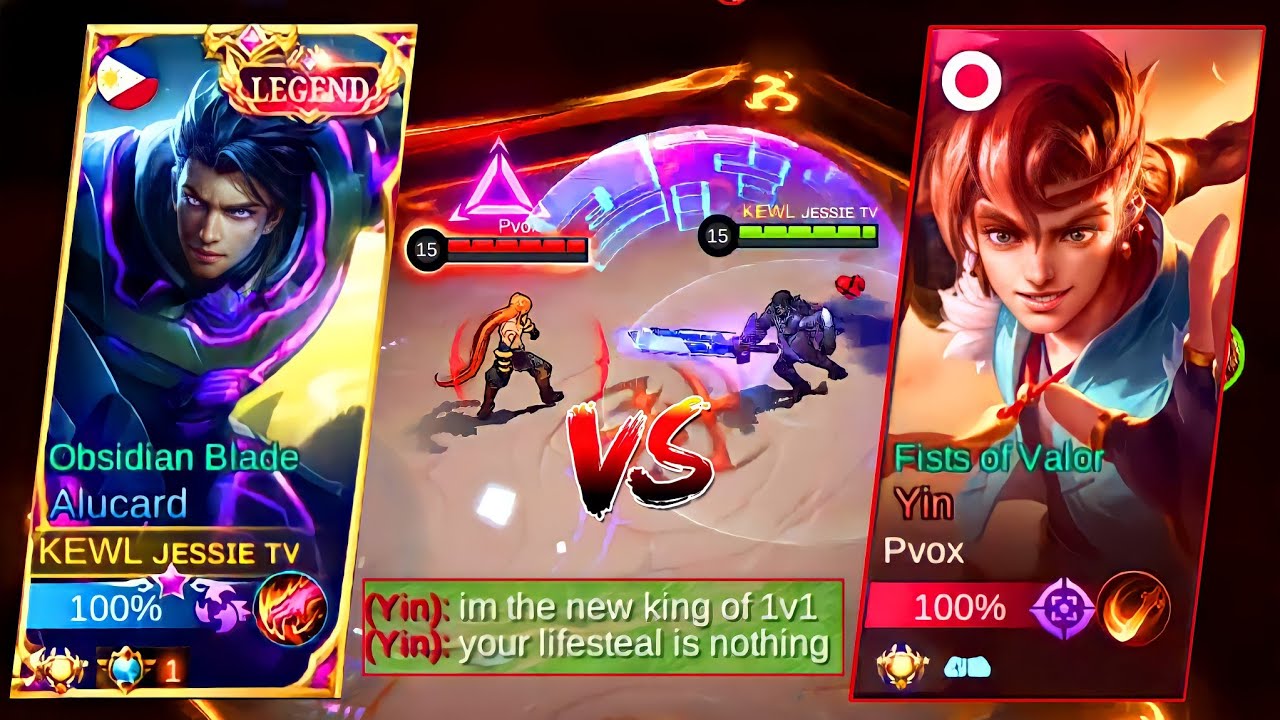 ALUCARD VS NEW HERO YIN | ALUCARD AGAINST THE KING OF DUEL! | WHO WILL WIN? | COUNTER BUILD!? | MLBB