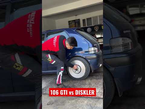 Büyüklük Önemlidir! 106 GTI vs DISKLER (eski deliksiz disklerim M850i’den çıkma) #106gti