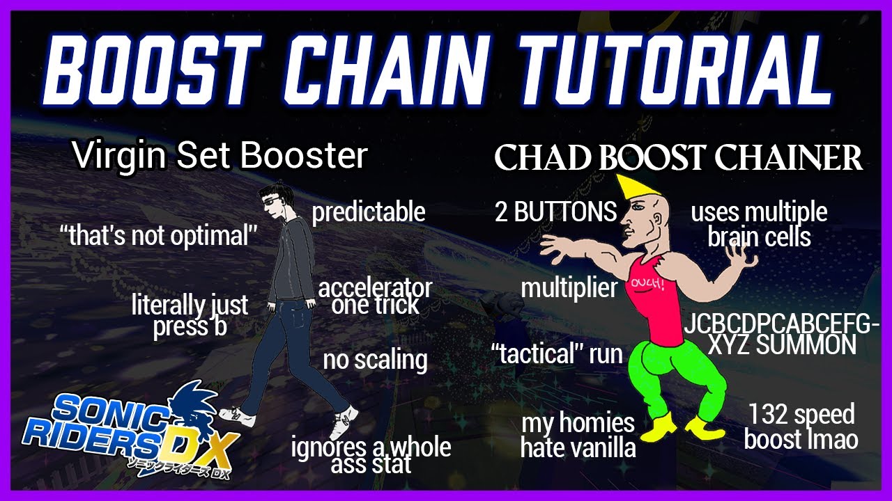 Цепочка Ускорения - Требуемая к Знанию Техника в Sonic Riders! | Основы