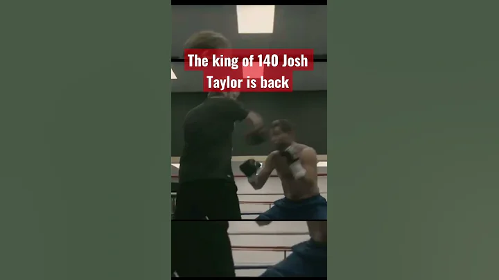 The king of 140 is back.  Josh Taylor training with Ben Davison #boxing #shorts