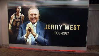 Stephen A. Smith recalls his first conversation with Jerry West & honors the NBA logo | First Take