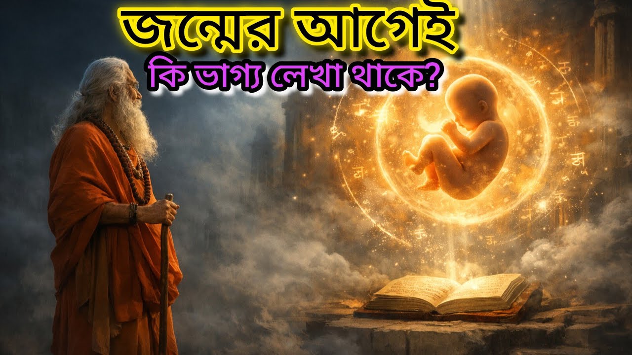 জন্মের আগেই কি ভাগ্য লেখা থাকে? | গীতা কী বলে ভাগ্য আর কর্ম নিয়ে #bhagavadgita 
