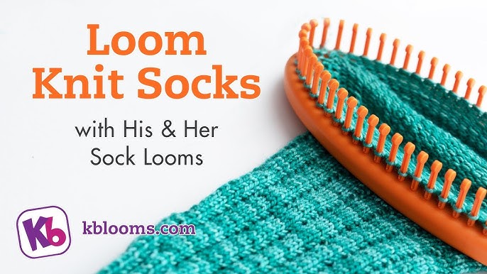 Watermelon socks for my daughter. Toe-up on KB “his” sock loom :  r/LoomKnitting