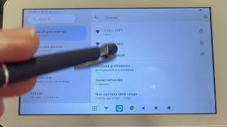 Checking WIFI setting Fujitsu General Airstage AnywAiR controller screenshot 2