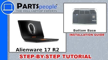 Dell Alienware 17 R2 (P43F001) Bottom Base How-To Video Tutorial