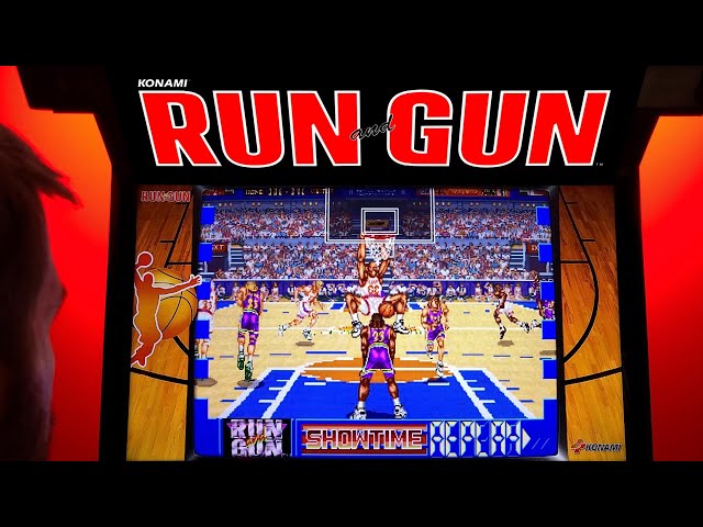 Run and Gun Arcade Cabinet MAME Gameplay w/ Hypermarquee